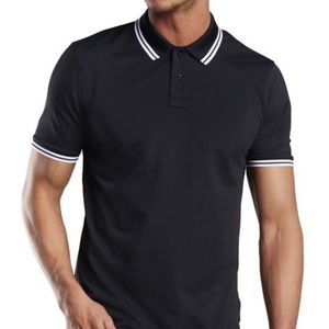 G/FORE Men's Core Tipped Polo Small NWT $95 Onyx